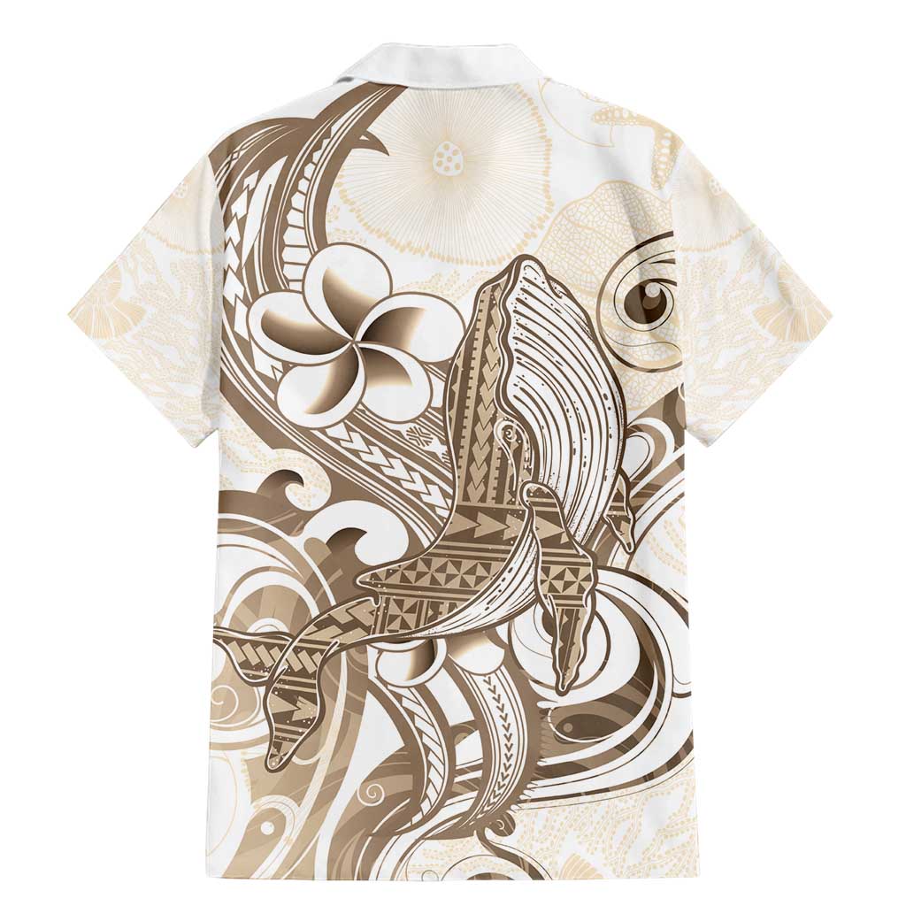 Brown Hawaii Humpback Whale Family Matching Mermaid Dress and Hawaiian Shirt Polynesian Tribal Ocean Vibes