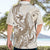 Brown Hawaii Humpback Whale Hawaiian Shirt Polynesian Tribal Ocean Vibes