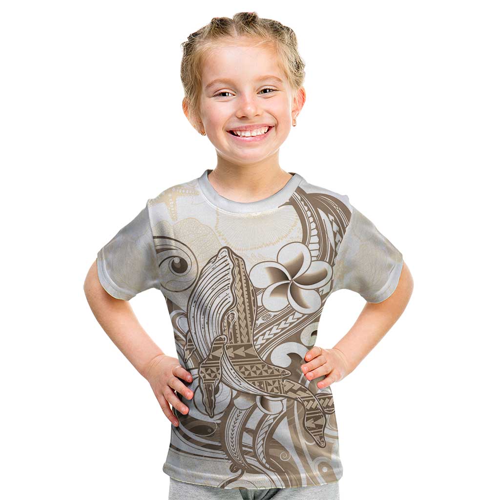 Brown Hawaii Humpback Whale Kid T Shirt Polynesian Tribal Ocean Vibes