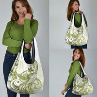 Lime Green Hawaii Grocery Bag Humpback Whale Tattoo Polynesian Tribal Ocean Vibes