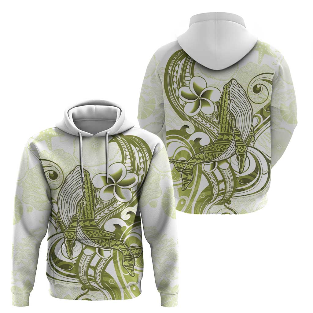 Lime Green Hawaii Hoodie Humpback Whale Tattoo Polynesian Tribal Ocean Vibes