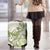 Lime Green Hawaii Luggage Cover Humpback Whale Tattoo Polynesian Tribal Ocean Vibes