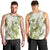 Lime Green Hawaii Men Tank Top Humpback Whale Tattoo Polynesian Tribal Ocean Vibes