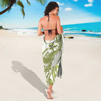 Lime Green Hawaii Sarong Humpback Whale Tattoo Polynesian Tribal Ocean Vibes
