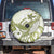 Lime Green Hawaii Spare Tire Cover Humpback Whale Tattoo Polynesian Tribal Ocean Vibes