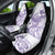 Purple Hawaii Car Seat Cover Humpback Whale Tattoo Polynesian Tribal Ocean Vibes