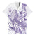 Purple Hawaii Family Matching Mermaid Dress and Hawaiian Shirt Humpback Whale Tattoo Polynesian Tribal Ocean Vibes