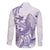 Purple Hawaii Family Matching Tank Maxi Dress and Hawaiian Shirt Humpback Whale Tattoo Polynesian Tribal Ocean Vibes