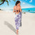 Purple Hawaii Sarong Humpback Whale Tattoo Polynesian Tribal Ocean Vibes
