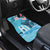 Personalised Hawaii Car Mats Humpback Whale Tattoo With Tropical Flowers