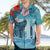 Personalised Hawaii Hawaiian Shirt Humpback Whale Tattoo With Tropical Flowers