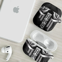 Tiki Drum Hawaii AirPods Case Hawaiian Kakau Tattoo Style