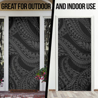 Tiki Drum Hawaii Door Cover Hawaiian Kakau Tattoo Style