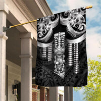 Tiki Drum Hawaii Garden Flag Hawaiian Kakau Tattoo Style