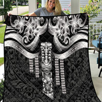 Tiki Drum Hawaii Quilt Hawaiian Kakau Tattoo Style