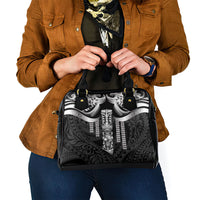 Tiki Drum Hawaii Shoulder Handbag Hawaiian Kakau Tattoo Style