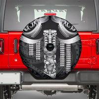 Tiki Drum Hawaii Spare Tire Cover Hawaiian Kakau Tattoo Style