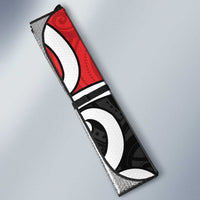 New Zealand Auto Sun Shade Maori Koru Tino Rangatiratanga Color - Polynesian Pride