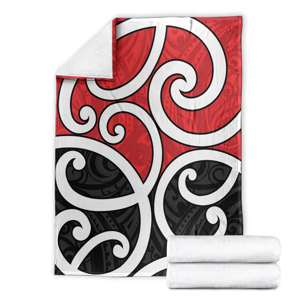 New Zealand Blanket Maori Koru Tino Rangatiratanga Color - Polynesian Pride