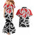 New Zealand Couples Matching Mermaid Dress and Hawaiian Shirt Maori Koru Tino Rangatiratanga Color - Polynesian Pride
