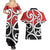 New Zealand Couples Matching Summer Maxi Dress and Hawaiian Shirt Maori Koru Tino Rangatiratanga Color - Polynesian Pride