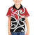 New Zealand Family Matching Long Sleeve Bodycon Dress and Hawaiian Shirt Maori Koru Tino Rangatiratanga Color - Polynesian Pride
