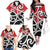New Zealand Family Matching Off The Shoulder Long Sleeve Dress and Hawaiian Shirt Maori Koru Tino Rangatiratanga Color - Polynesian Pride