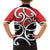 New Zealand Family Matching Short Sleeve Bodycon Dress and Hawaiian Shirt Maori Koru Tino Rangatiratanga Color - Polynesian Pride