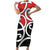 New Zealand Family Matching Short Sleeve Bodycon Dress and Hawaiian Shirt Maori Koru Tino Rangatiratanga Color - Polynesian Pride