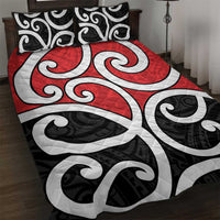New Zealand Quilt Bed Set Maori Koru Tino Rangatiratanga Color - Polynesian Pride