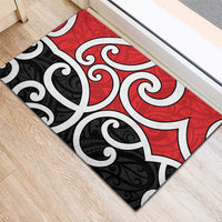 New Zealand Rubber Doormat Maori Koru Tino Rangatiratanga Color - Polynesian Pride