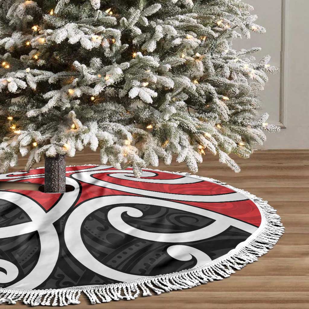New Zealand Tree Skirt Maori Koru Tino Rangatiratanga Color - Polynesian Pride