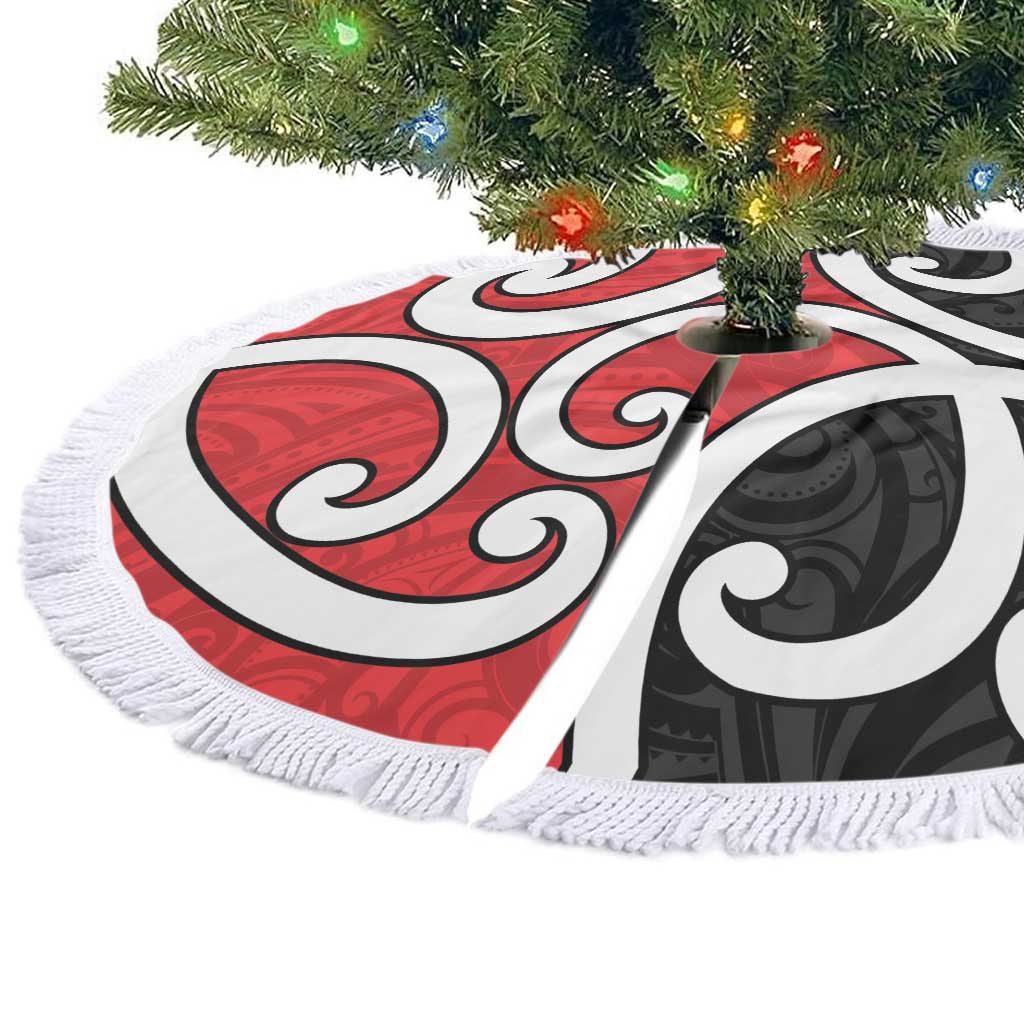 New Zealand Tree Skirt Maori Koru Tino Rangatiratanga Color - Polynesian Pride