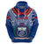 Samoa Rugby Hoodie 2023 Go Manu Samoa With Ula Fala Style LT14 - Polynesian Pride