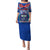 Custom Samoa Rugby Family Matching Puletasi Dress and Hawaiian Shirt 2023 Go Manu Samoa With Ula Fala Style LT14 Mom's Dress Blue - Polynesian Pride