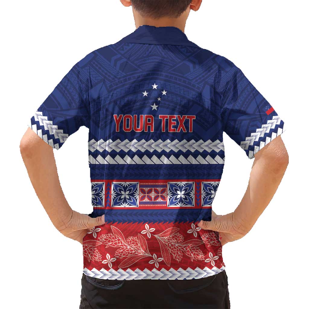 Personalised FAST Samoa Siapo Family Matching Puletasi and Hawaiian Shirt Teuila Flowers Samoan Pattern - Polynesian Pride