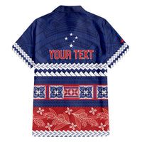 Personalised FAST Samoa Siapo Family Matching Tank Maxi Dress and Hawaiian Shirt Teuila Flowers Samoan Pattern - Polynesian Pride