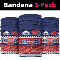 Personalised FAST Samoa Siapo Neck Gaiter Teuila Flowers Samoan Pattern - Polynesian Pride