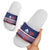 Personalised FAST Samoa Siapo Slide Sandals Teuila Flowers Samoan Pattern - Polynesian Pride