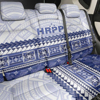 HRPP Samoa Siapo Back Car Seat Cover Teuila Flowers Samoan Pattern - Polynesian Pride