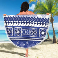 HRPP Samoa Siapo Beach Blanket Teuila Flowers Samoan Pattern - Polynesian Pride