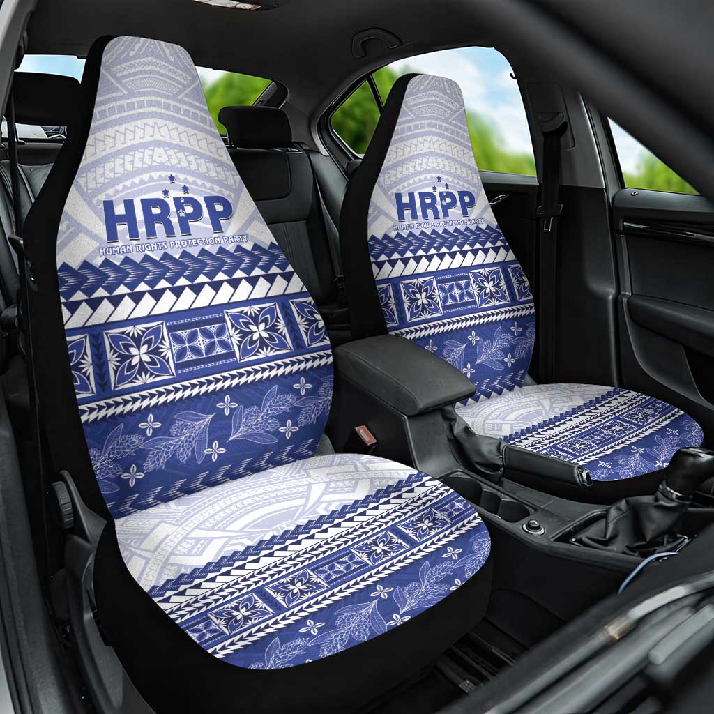 HRPP Samoa Siapo Car Seat Cover Teuila Flowers Samoan Pattern - Polynesian Pride