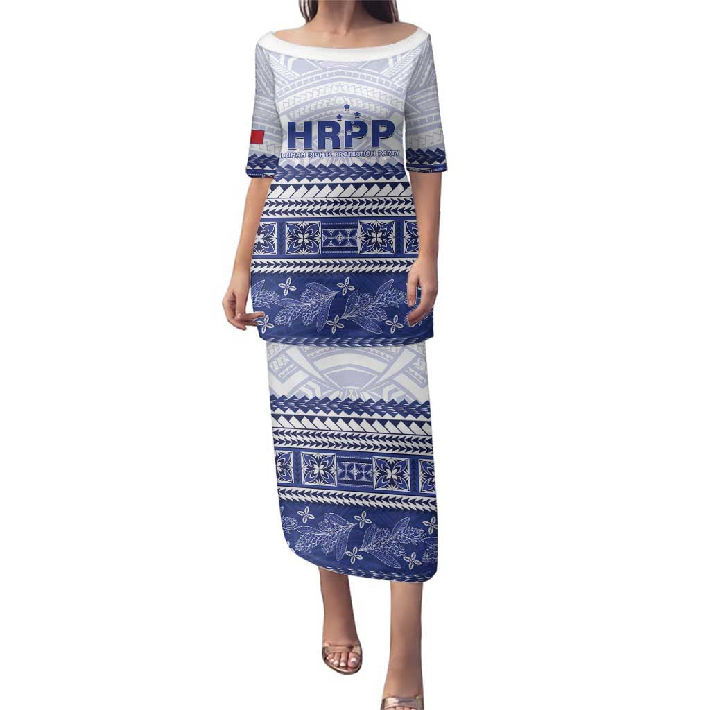 Personalised HRPP Samoa Siapo Family Matching Puletasi and Hawaiian Shirt Teuila Flowers Samoan Pattern - Polynesian Pride