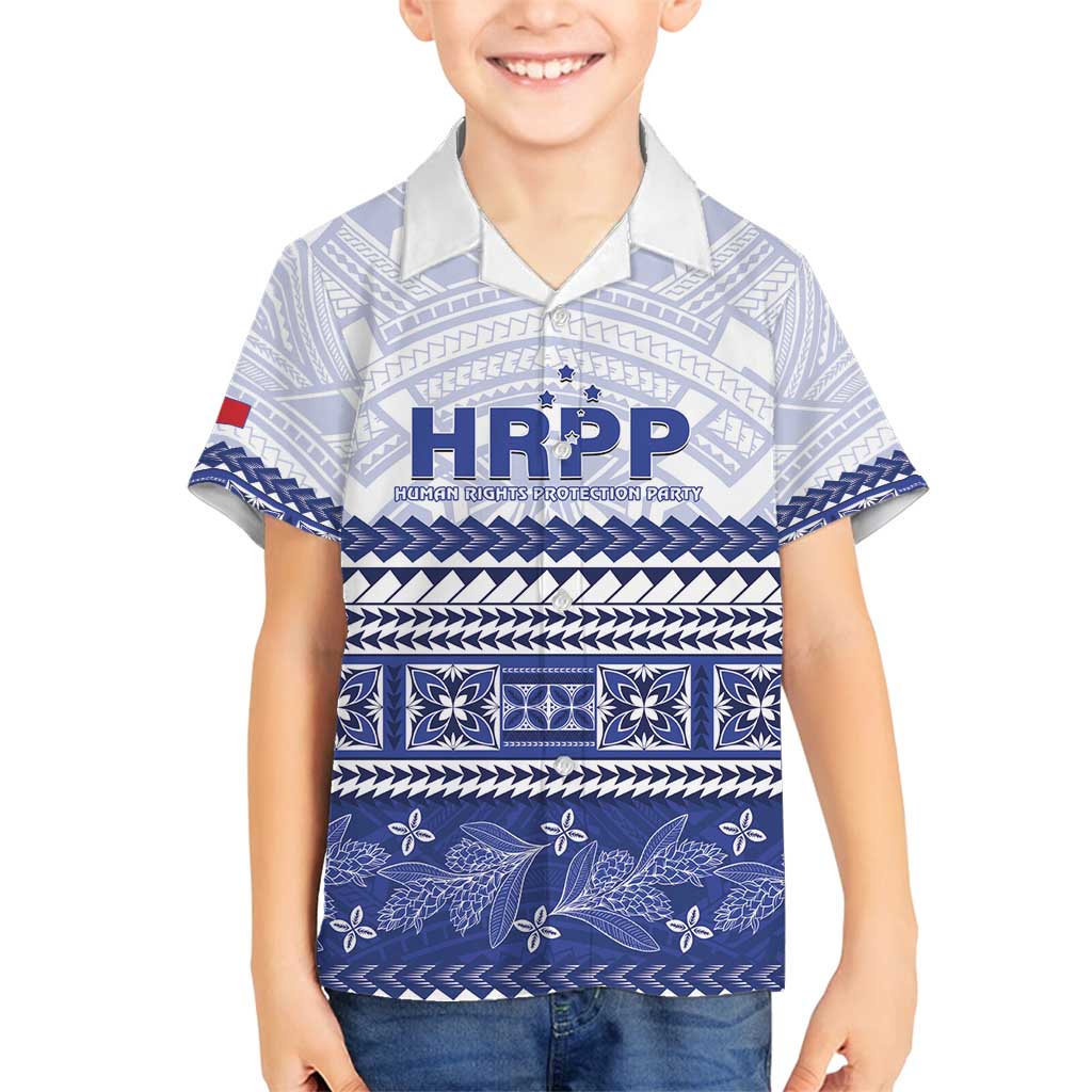 Personalised HRPP Samoa Siapo Family Matching Puletasi and Hawaiian Shirt Teuila Flowers Samoan Pattern - Polynesian Pride