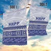 HRPP Samoa Siapo Garden Flag Teuila Flowers Samoan Pattern - Polynesian Pride