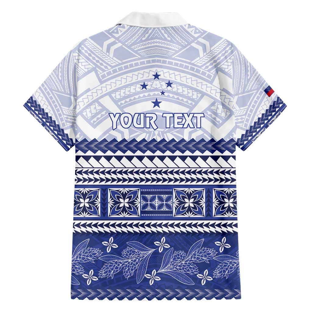 Personalised HRPP Samoa Siapo Hawaiian Shirt Teuila Flowers Samoan Pattern - Polynesian Pride