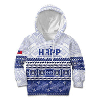 Personalised HRPP Samoa Siapo Kid Hoodie Teuila Flowers Samoan Pattern - Polynesian Pride