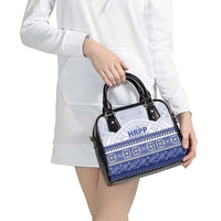 HRPP Samoa Siapo Shoulder Handbag Teuila Flowers Samoan Pattern - Polynesian Pride