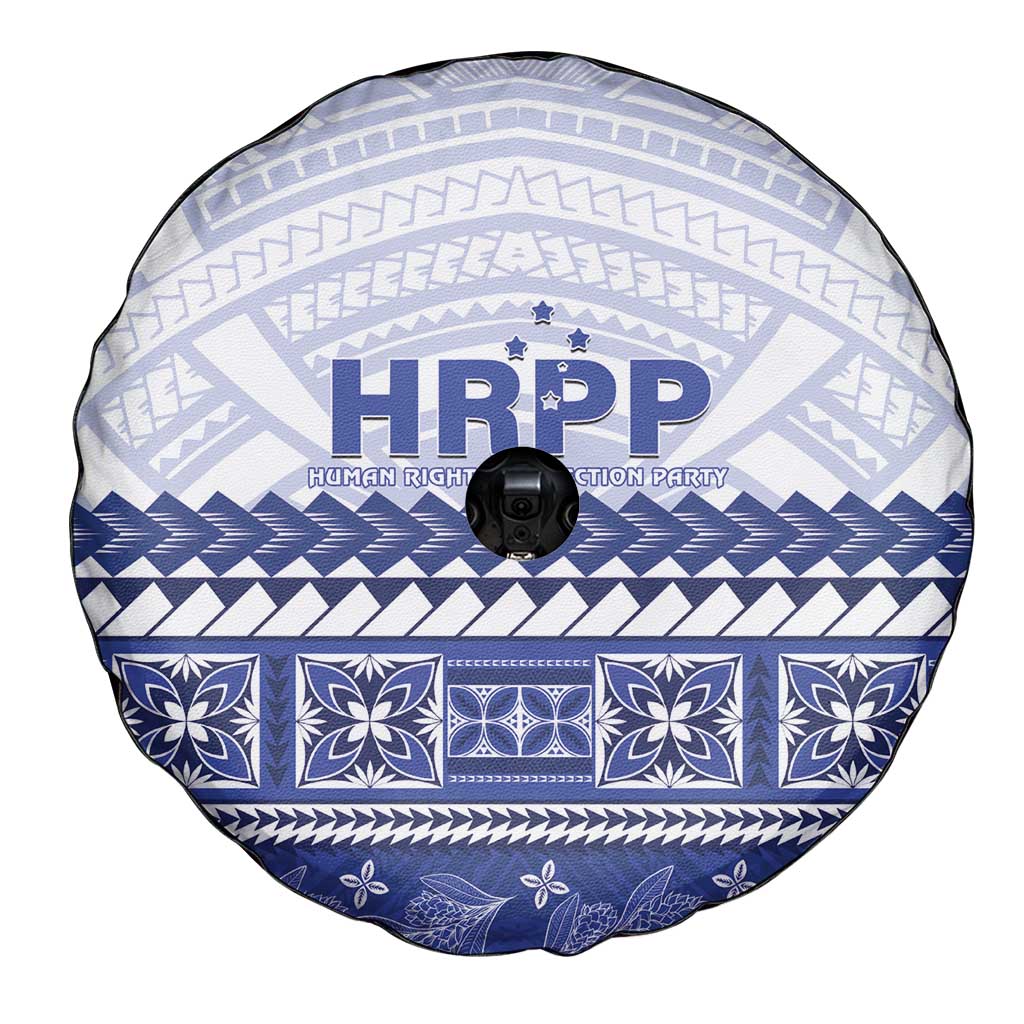 HRPP Samoa Siapo Spare Tire Cover Teuila Flowers Samoan Pattern - Polynesian Pride
