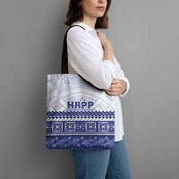 HRPP Samoa Siapo Tote Bag Teuila Flowers Samoan Pattern - Polynesian Pride